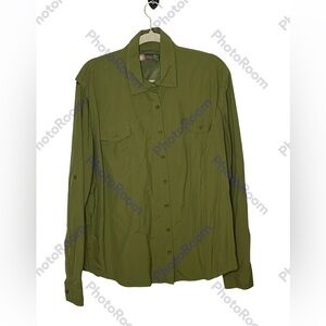 Rufiji Bug Tech Safari Collection Green Top Sz 3XL